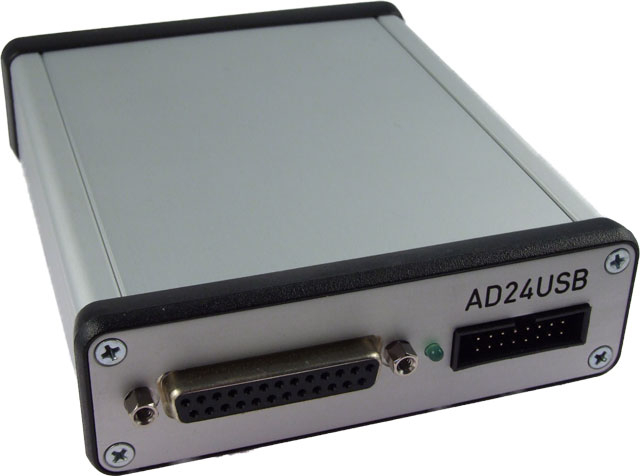 AD24USB - přesný až 26bit A/D modul s USB