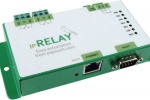 ipRelay modul s rozhraním Ethernet, dvěma relé a digitálními vstupy a sériovým portem RS232