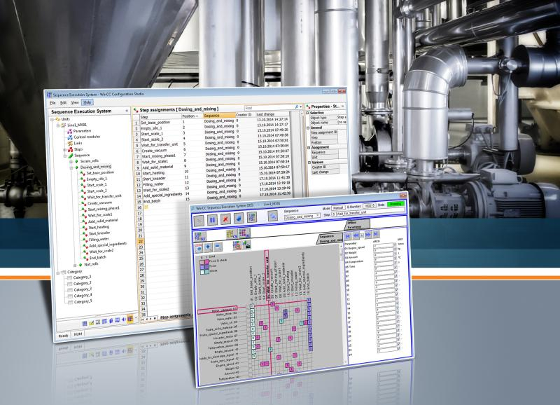 Rozšíření softwaru SCADA WinCC pro recepturní a sekvenční úlohy