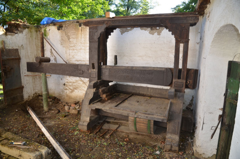 Zemědělské muzeum získalo vzácný vinařský lis z roku 1841