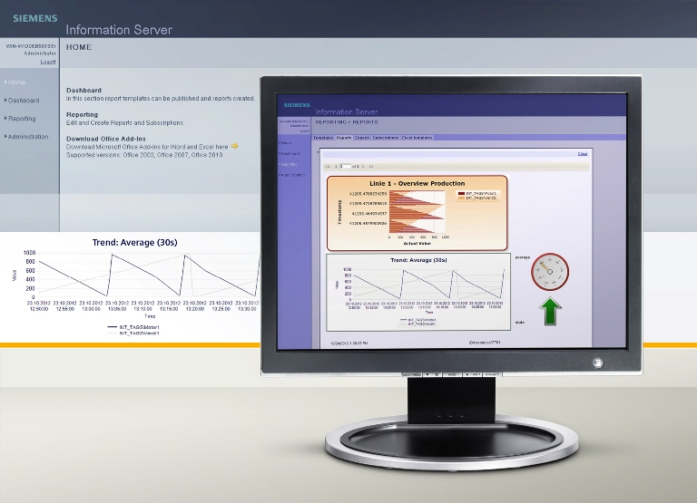 SCADA software Simatic WinCC společnosti Siemens