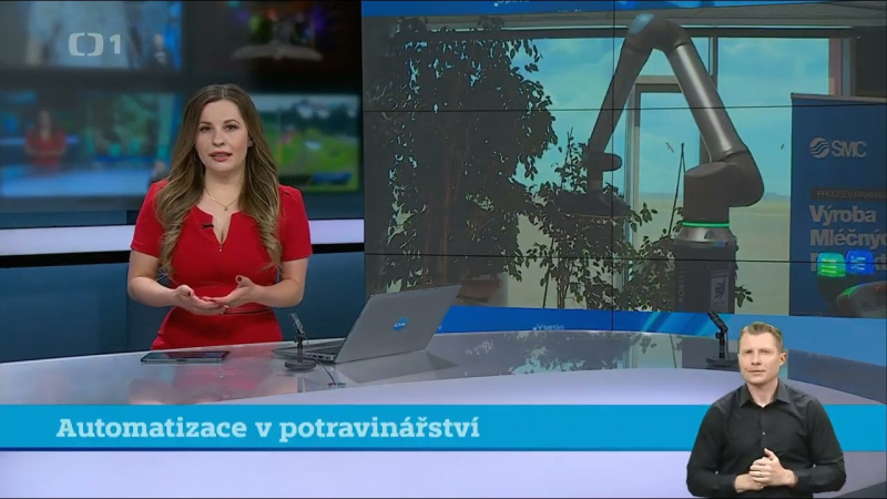 Reportáž České televize z konference Automatizace v potravinářství