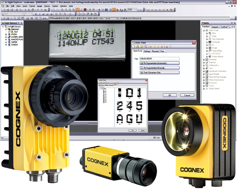 COGNEX vylepšil software pro OCR patentovanou technologií automatického ladění