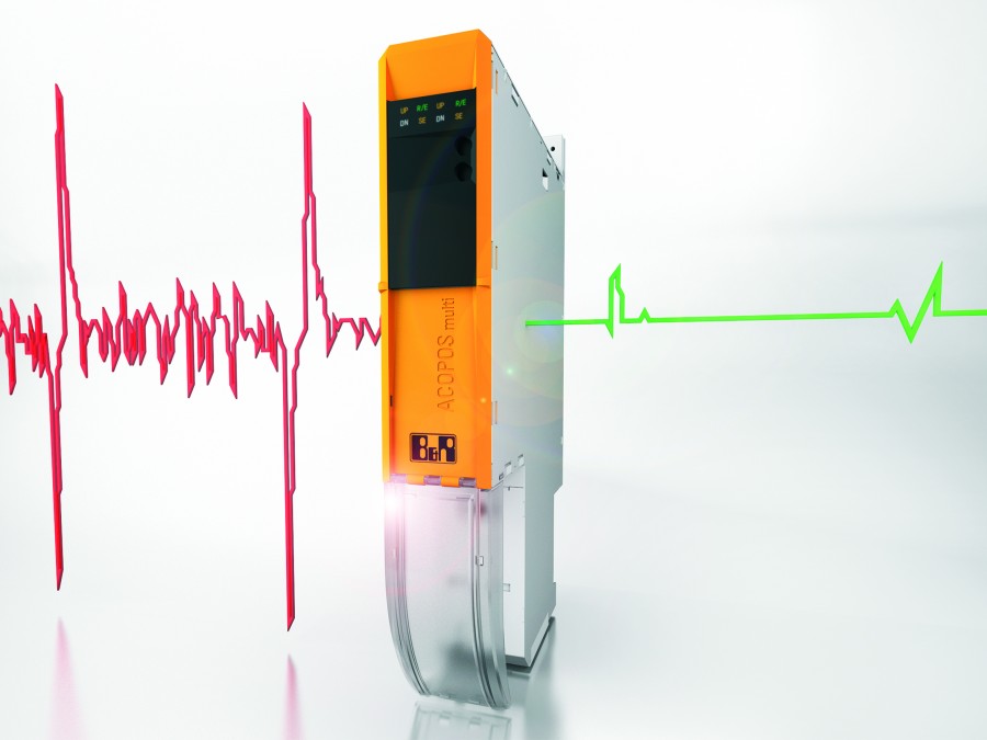 Servoměniče B&R automaticky rozpoznávají a odstraňují vlečné chyby při regulacích polohy